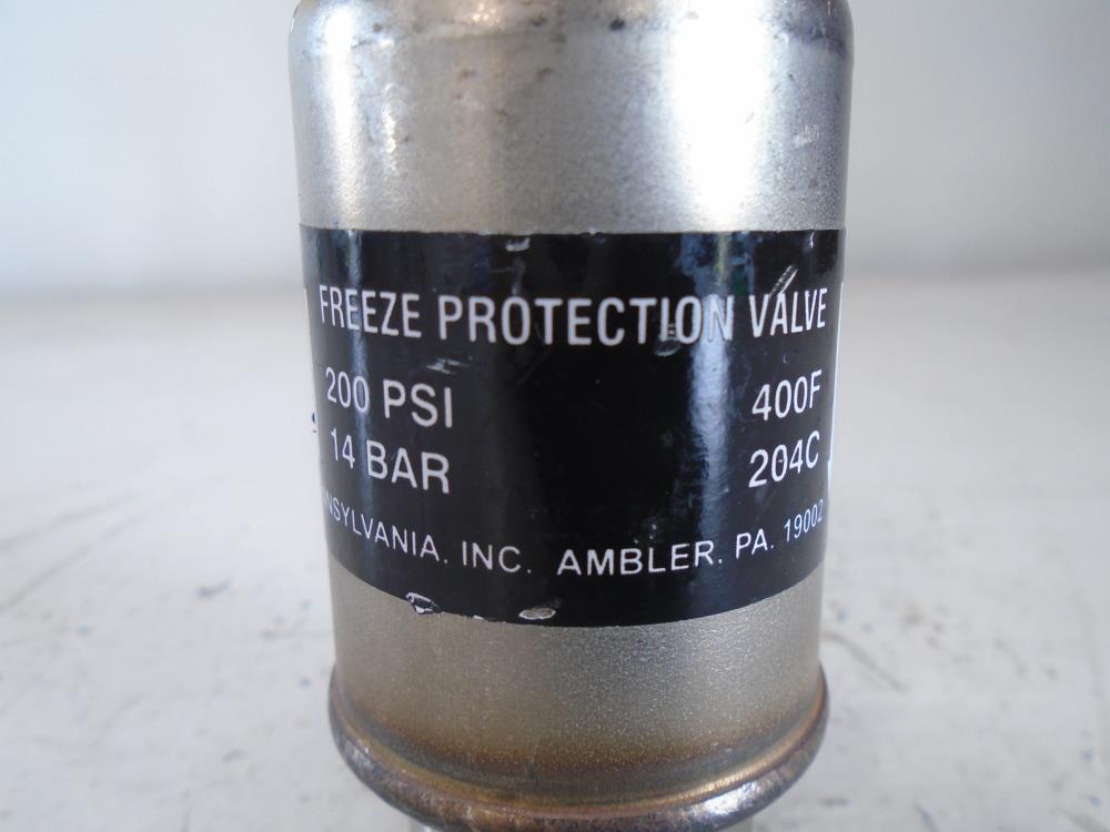 Lot of (3) Process Technology PT62 Freeze Protection Valve 3/4" NPT